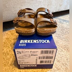Birkenstock Roma Kids Tan Sandals